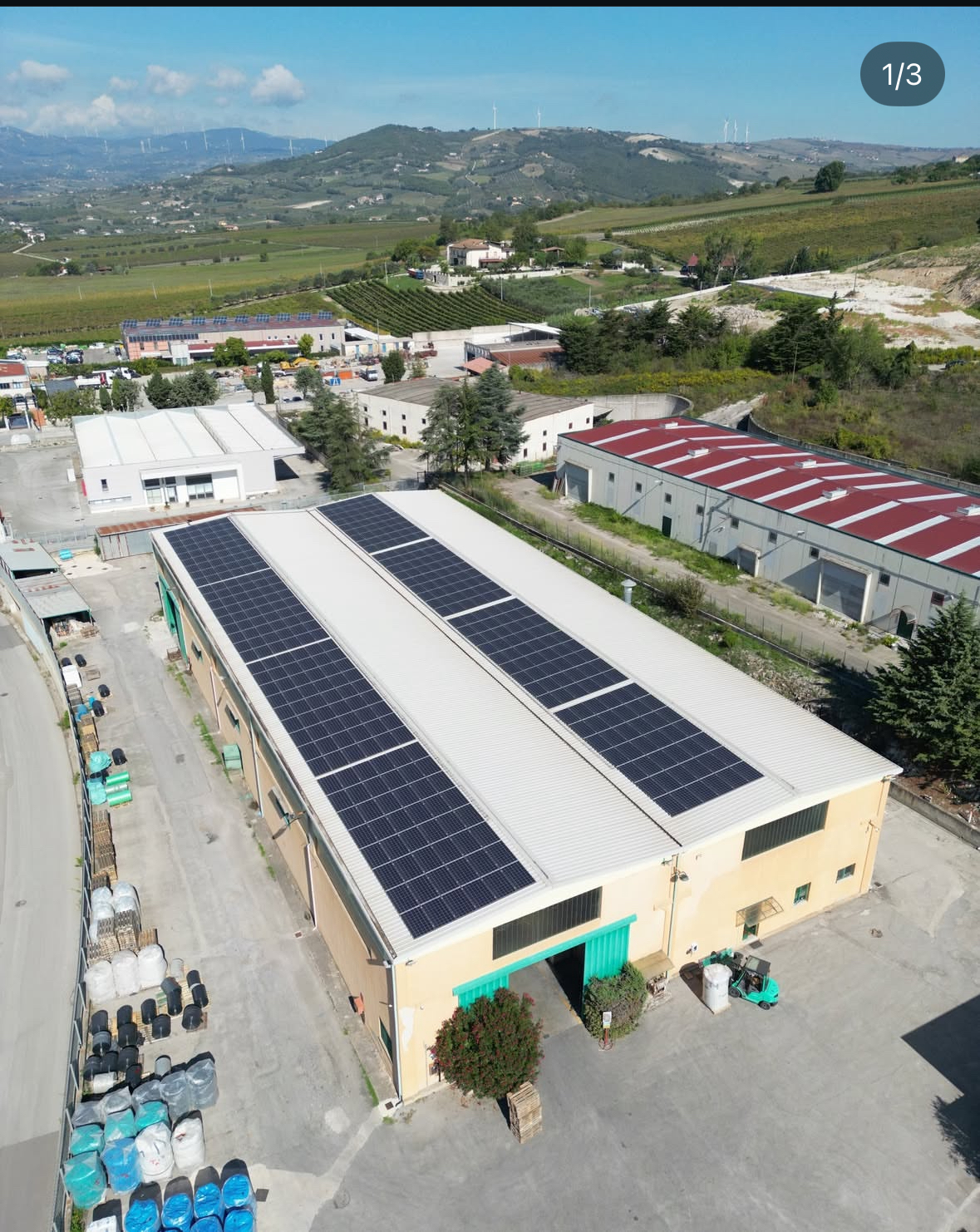 Stabilimento De Maria con impianto fotovoltaico